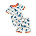 thumbnail image 2 of Ensemble de Pyjama Court en Coton Biologique pour Garçons, Dinos Préhistoriques, 2 Ans, 2 of 2