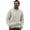 White, variant on Aran Woollen Mills Mens Traditional Aran Sweater, Real Irish Wool, Made in Ireland, Large, Gray