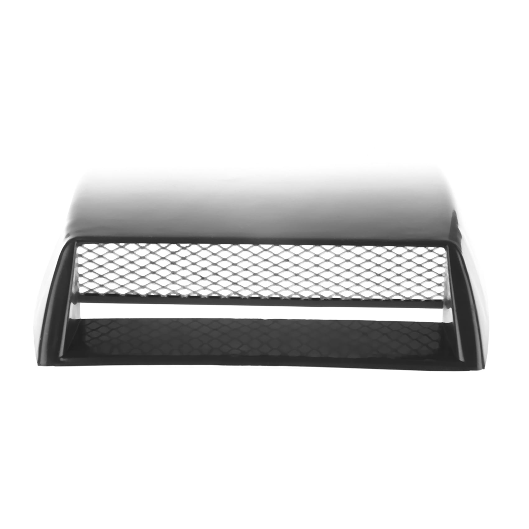 2X Car Hood Scoop Universal Air Vent Black with Mesh