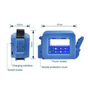 PC13plus 12.7mm Mini Printer Portable Printer QR Bar Batch Code Date Number Logo Expiry Handheld Inkjet Printer Label