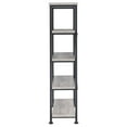 thumbnail image 6 of Display Shelves, Grey Driftwood 4-shelf Bookcase, Grey Shelving Units,Wood Wooden Display Shelves, Furniture Primary Living Space Display, Shelving & Etageres Grey Driftwood 4-shelf Bookcase, 6 of 9