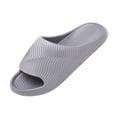 thumbnail image 3 of Agkizg Unisex Bathroom Slippers, Women Mens Shower Shoes, Unisex Couple Slide Sandals All Season Lightweight Thick Soft Sole Quickly Dry Indoor Outdoor Bathroom Slippers, 3 of 7