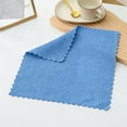 thumbnail image 6 of Multi Functional Kitchen Cleaning Cloth Set | 4-Pack Ultra Fine Fiber Dish Towels | Super Absorbent & Scratch-Free | 30x30cm Blue Microfiber Cloths for Dishes & Countertops, 6 of 6