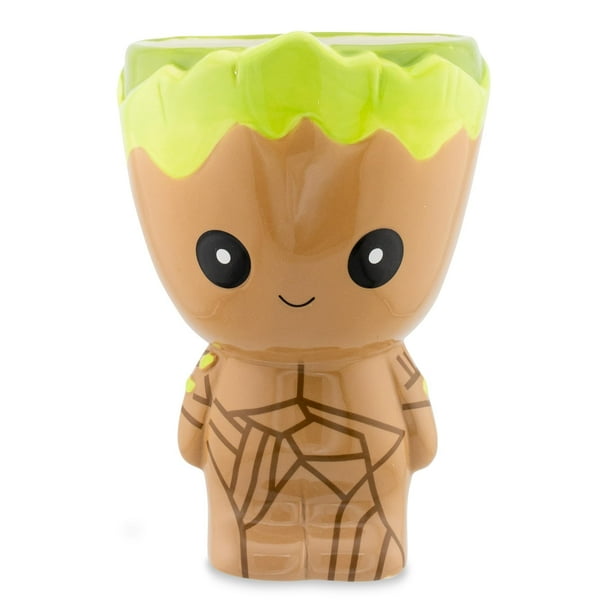 Taza Silver Buffalo Marvel Studios Guardianes de la Galaxia Baby Groot de cerámica 3D