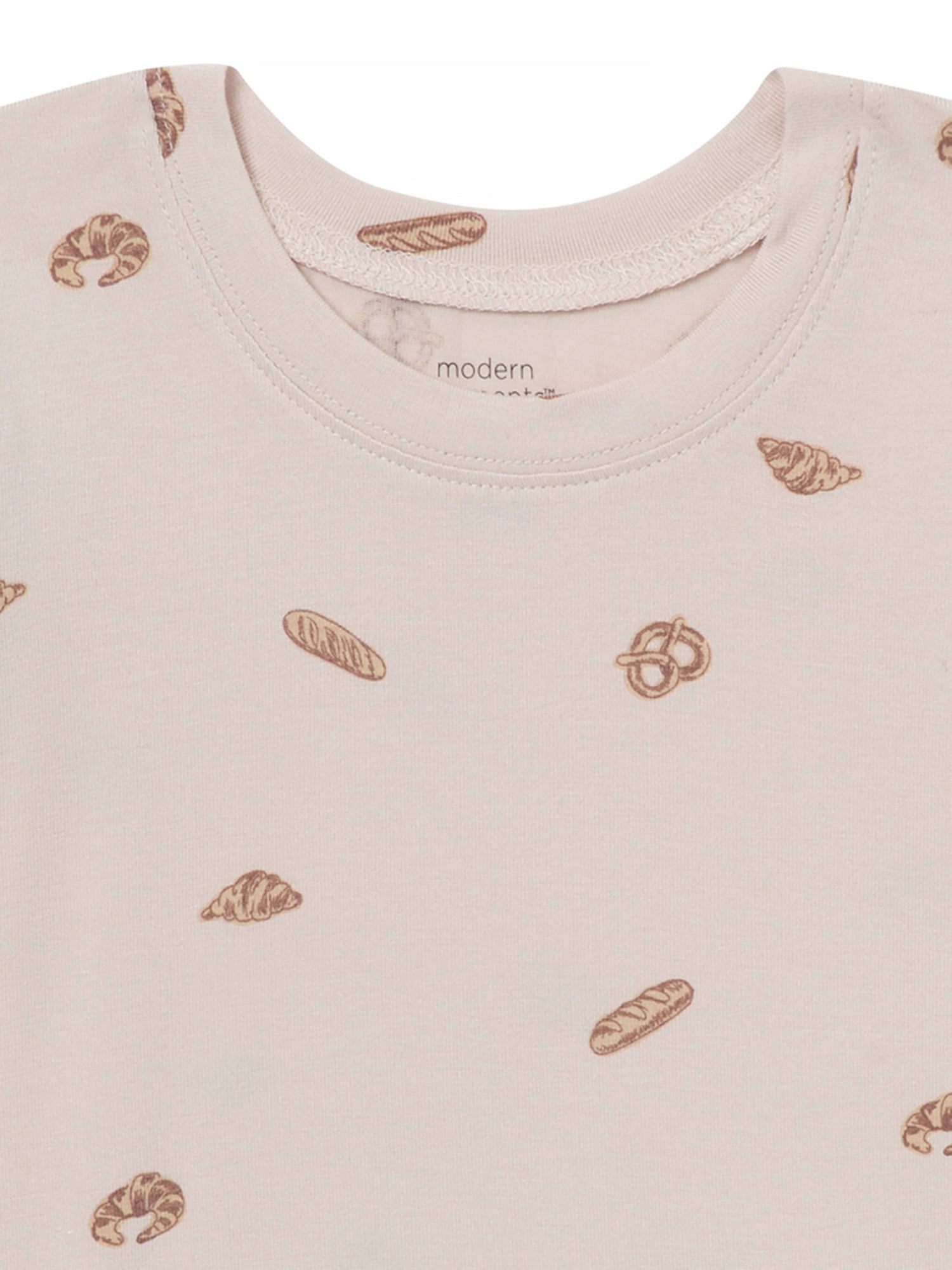 Modern Moments by Gerber Toddler Neutral Super Soft Pajama Set, 4-Piece, Sizes 12 Months-5T