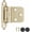 Gold, variant on 3/8 Inch Inset Cabinet Door Hinges Black, 10 Pack 5 Pairs Flush Face Mount Cupboard Self-Closing Kitchen Cabinet Hardware Hinges, CH201-BK-P10