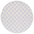 thumbnail image 6 of SAFAVIEH Cambridge Kenneth Geometric Diamonds Wool Area Rug, Light Blue/Ivory, 6' x 6' Square, 6 of 10