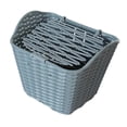 thumbnail image 2 of Bike Front Basket Storage Basket with Cover Portable Carrier Pannier Easy to Install Cycling Basket Bike Basket for Cycling Accs Gray, 2 of 8