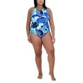 thumbnail image 2 of Nautica Women's Cross Back One Piece Swimsuit, 2 of 4