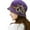 Purple, variant on Womens Hats Fashion Summer Winter Flowers Women Warm Fashion Hat Decorated Ears Knitted Lady Crochet Baseball Caps Hats for Large Heads Women Extra Large Purple One Size