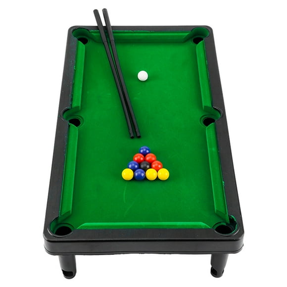 Table de Billard pour Enfants C Jouet de Sport Intérieur Mini Table de Billard Ensemble de Jeu d'Éveil avec Balles et Indices Parfait pour Soirée Jeux en Famille Taille 15.94X1.38X9.45 Pouces