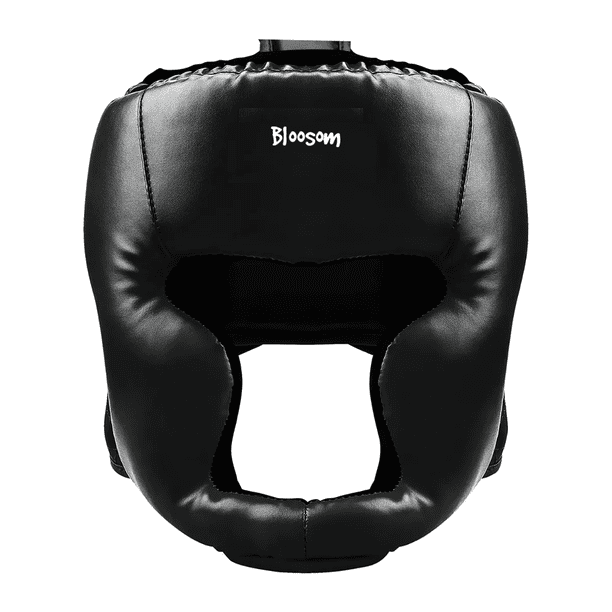 Careta Casco Para Boxeo Bloosom Taekwondo De Barra Protector Cabeza Negro