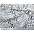 thumbnail image 3 of Soimoi White Poly Georgette Fabric Geometric African Print Fabric by Yard 42 Inch Wide, 3 of 3