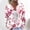 Multicolor#1, variant on Plus Size Women's Casual Knitted Cardigan with Floral Print – Long Sleeve Button Up Jacket Top, Lightweight Soft Layer for Winter, Spring, Work, School, Holidays, Dates, Street Style