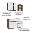 thumbnail image 5 of Cocina Integral 120cm Marrón/Blanco Glamy Madesa 08, 5 of 5
