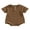 Brown, variant on Bagilaanoe Newborn Baby Girl Boy Rompers Short Sleeve Bodysuits 3M 6M 9M 12M 18M Infant Casual One Piece Short Jumpsuit