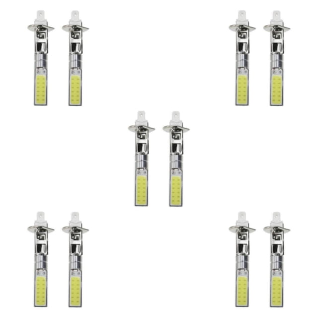 Riwesomey 2 uds COB blanco 6000K COB LED 1000LM DRL cabeza conducción niebla haz de luz lámpara Type2 NO2