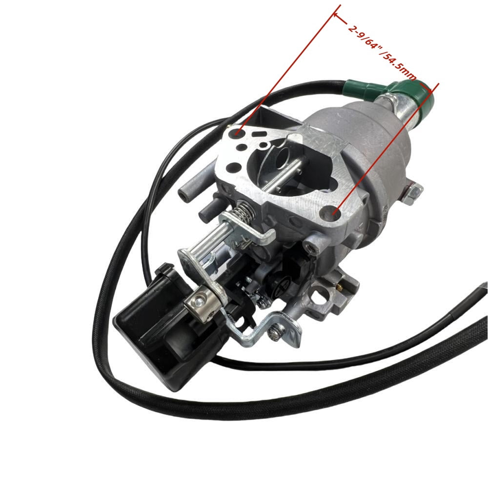 POWER PRODUCTS Carburetor with Stepper Motor, gaskets and fuel line--Compatible Replacement for PREDATOR Inverter Generators 9500-Watt Surge / 7600-Watt Running (SKU# 71365, 59188)