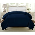 thumbnail image 1 of Unique Home Alternative Goose Down Clearance Comforter Soft Premium Color Duvet Covers Comforter Set (Full, Navy), 1 of 1