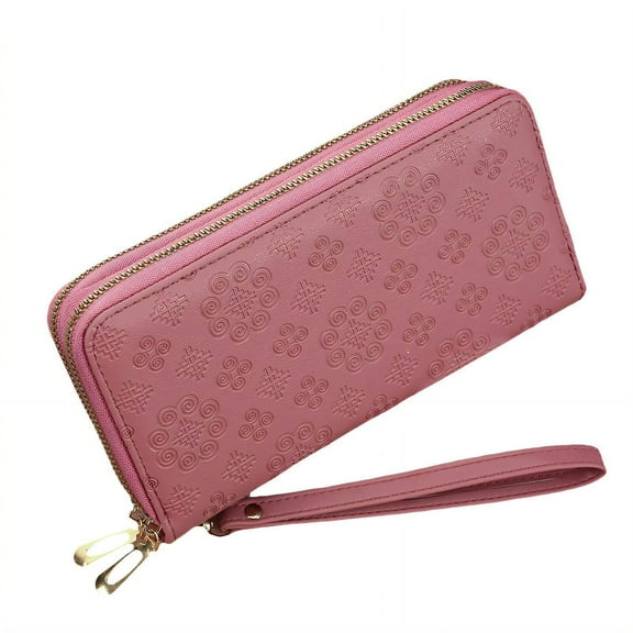TELOLY Wallet Women,Compact Wallet Ladies Wallet,Ample Space Essentials Wallet Purse,Purple