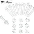thumbnail image 3 of ELAYARD 10 Sets Acrylic Screws Transparent Fasteners For Cabinet And Furniture Assembly Projects, 3 of 6