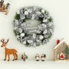 Guirnalda de guirnalda para puerta de 40 cm, adornos navideños de ratán para árbol de Navidad, decoración navideña para puerta.