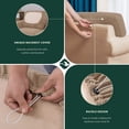 thumbnail image 5 of CHUN YI Housse de Canapé Extensible en Spandex à Carreaux Housse de Coussins de Dossier Séparé, 5 of 5