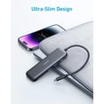 thumbnail image 3 of Anker USB C Hub, 5-in-1 USBC to HDMI Splitter with 4K Display, 1 x Powered USB-C 5Gbps & 2×Powered USB-A 3.0 5Gbps Data Ports Compatible for MacBook Pro, MacBook Air, Dell and More, 3 of 6