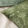 thumbnail image 4 of decorUhome Throw Pillow Covers 18x18 inch Decorative Pillow Covers for Couch Sofa Floral Pillowcase Indoor and Outdoor (Olive Green), 4 of 10