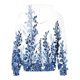 thumbnail image 5 of ICHUANYI Clearance Women's Casual Printed Zippered Long Sleeved Hooded Sweater Jacket Top(Light Blue, M) ICHUANYI WER2023081512127, 5 of 6