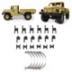 thumbnail image 1 of Piezas de Accesorios de Amortiguador RC Tuerca de Tornillo de Arco Inlcude Poste de Aluminio para Coche RC WPL B4 24 1/16 ANGGREK  Otros, 1 of 8