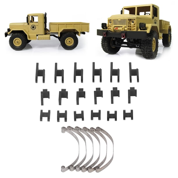 Piezas de Accesorios de Amortiguador RC Tuerca de Tornillo de Arco Inlcude Poste de Aluminio para Coche RC WPL B4 24 1/16 ANGGREK Otros