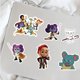 thumbnail image 3 of The Adventures of The Teenage Jedi Stickers 50 pcs Waterproof for Laptop Water Bottle Car Computer Guitar, 3 of 5