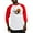 Red/White, variant on CafePress - Sports Balls Baseball Jersey - Cotton Baseball Jersey, 3/4 Raglan Sleeve Shirt