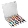 thumbnail image 2 of QIBEST 42 colores paleta de sombra de ojos mate brillo ojos pigmento polvo maquillaje sombra de ojos, 2 of 8