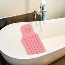 OUNONA Worgeous Foldable Adult Bathtub with Seat Cushion and Back Support for Home Travel and Outdoor Use 1 Set Bath Accessories Improve Sleep