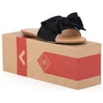 thumbnail image 3 of Gallery Seven Suede Bow Slide Sandals for Women, 3 of 7