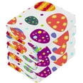 thumbnail image 4 of Coolnut Easter Eggs Washcloths 4 Pack, Highly Absorbent Soft Cotton Fingertip Towels for Bathroom, Kitchen, Gym, Spa, Home Decor, 12 x 12 Inch Washcloth Gift, 4 of 7