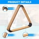 thumbnail image 4 of Wooden Billiard Ball Rack Solid Triangle Rack Pool Ball Racks Triangle Billiard Ball Racks Billiards, 4 of 5