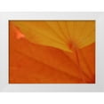 thumbnail image 3 of Vitaly Geyman 32x24 White Modern Wood Framed Wall Art Titled - Leaf Romance IV, 3 of 5