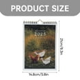 FNZEFAM 2025 Rooster Calendar 2025 Calendar With Cover And 12 Monthly Calendar Pages