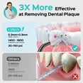 thumbnail image 5 of COSLUS 2 Pack Cordless Water  Dental  Flosser for Teeth,Braces,Gums Care Easy to Use,Rechargeable,Waterproof,Portable for Travel,Black & Pink, 5 of 13