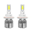 thumbnail image 1 of pitrice 1 Pair Car High Low Beam Bulb COB LED Headlight 36W 6000K Front Lightbulb Automotive Accessory, H13/9008, 1 of 8