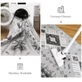 thumbnail image 5 of Hasoo Runner Rugs 2' x 6' for Bedroom Retro Area Rugs for Living Room Foldable Non-Slip Machine Washable Rug for Hallway Kitchen Gray, 5 of 5
