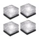 thumbnail image 1 of Luz al aire libre Tomshine 4 piezas IP65 resistente al agua Sensor de luz creativa de piedra de cristal de hielo del cubo de energía solar de cristal de la lámpara LED de la noche de ladrillo de patio Tomshine Luz al aire libre, 1 of 7