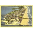 thumbnail image 2 of Art.com Ocean City, Maryland Stretched Canvas Print Wall Art, 36" x 24", 2 of 4