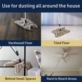 thumbnail image 3 of Kings County Tools Dust Mop for Hardwood Floors - Reusable Duster with 59” Long Telescoping Handle, 3 of 6