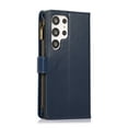 thumbnail image 6 of Nalacover Case for Samsung Galaxy S23 Ultra Zipper Wallet Case, 9 Card Slots Holder Premium PU Leather Wrist Strap Handbag Flip Cover with Kickstand Magnetic Clasp Soft TPU Anti-Drop Case,Blue, 6 of 6