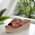 thumbnail image 2 of GC Shoes Womens Lindsey Faux Leather Espadrilles, 2 of 2