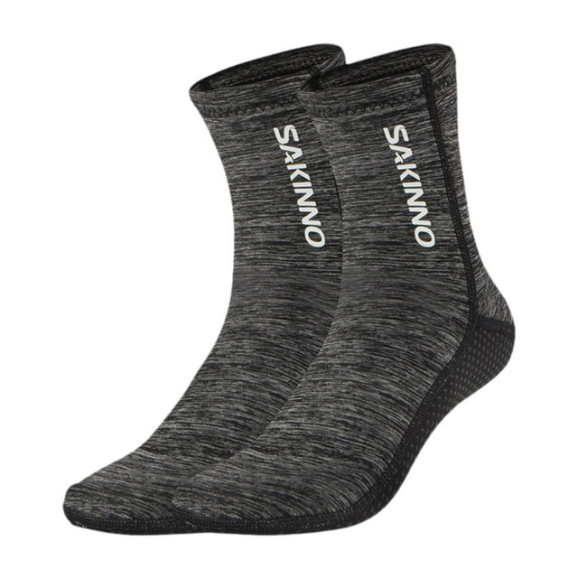 Calcetines de buceo de neopreno de 3 mm,Calcetines de agua de playa para hombres y mujeres,Calcetines de natación para buceo,Snorkeling,Surf,Deportes Gris